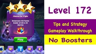Bejeweled Stars Level 172 Tips and Strategy Gameplay Walkthrough No Boosters