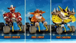 Crash Team Racing Nitro Fueled - All Characters