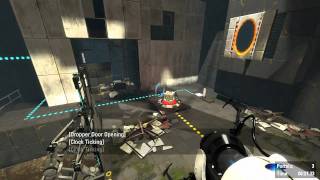 HD: Portal 2 Peer Review DLC (Singleplayer Walkthrough) Challenge Mode [Chapter 1] The Courtesy Call