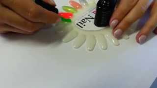 Блюскай цвет неон neon 010 Bluesky gel polish