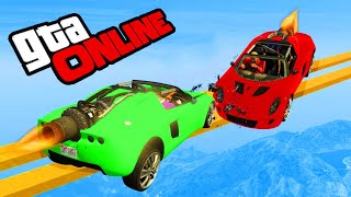 КТО КОГО СТОЛКНЁТ??? ПРОХОДИМ СКИЛЛ ТЕСТ НА РОКЕТ В GTA 5 ONLINE(ГТА 5 смешные)
