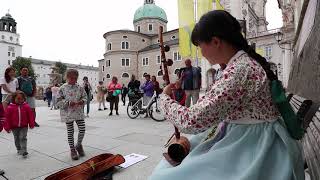 Haegeum Player Eunhan] Edelweiss (해금켜는 은한) /해외 해금 버스킹