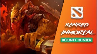 Bounty Hunter Offlane en Medallas Altas l Ranked Inmortal