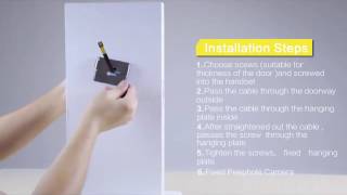 Peephole Viewer YB 43AHD M Installation instructions