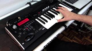 KORG MICRO X - Checking the Sound Combination
