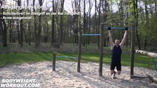 Erklärung Clapping Pull Ups Deutsch Madbarz Bodyweight Fitness Video