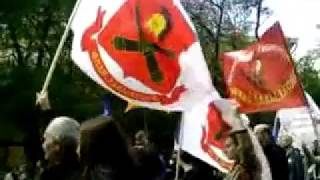 Митинг против реновации 28 мая улица Вавилова, в колонне сторонники Мальцева