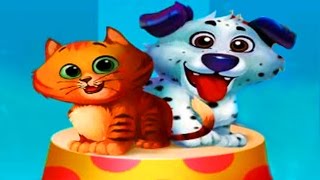 Kitty & Puppy Love  story #3 -  ЛЮБОВЬ КОТЕНКА и ЩЕНКА игровой мультик про питомцев