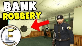 Bank Robbery With Newby Cops - GMOD DarkRP (Pigs Learning To Fly) Funny Moments