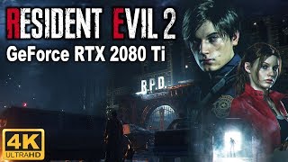 Resident Evil 2 (4K/60fps/Ultra/FXAA) GeForce RTX 2080 Ti FE