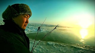 ОЧЕНЬ ОПАСНАЯ ДЛЯ ЖИЗНИ РЫБАЛКА на РЯПУШКУ. (кундевка) Якутия Yakutia
