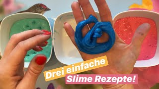 TIKTOK SlimeTini: 3 einfache Slime Rezepte zum nachmachen / Fluffy Slime - Glibber Slime