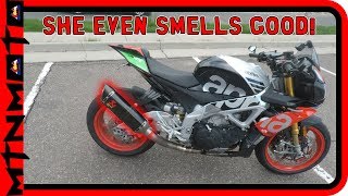 First Ride on a 2018 Tuono Factory with an Akrapovic Slip-on
