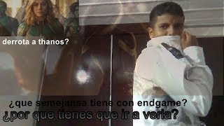 DIEZ RAZONES PARA QUE TE VEAS CAPITANA MARVEL(corre al cine)