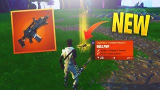 *NEW* Fortnite Legendary Bullpup Burst Assault Rifle LEAKED! (Gameplay)