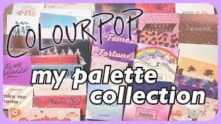 【colourpop】持ってるパレット全部見せます！#colourpop#カラーポップ#海外コスメ#メイク