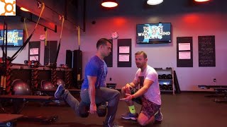 Orangetheory Fitness Colorado Springs - Dumbbell Bench Static Lunge - Leg Strength Training