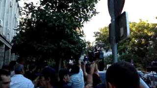 Salida de Lopera de los juzgados - 14 de Julio 2010