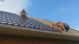 Двускатная крыша под металлочерепицу. Часть 2-я. Кровля под ключ.