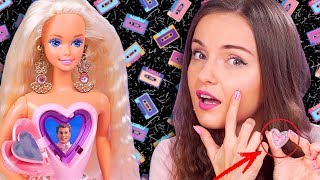 ЧТО ВНУТРИ? Барби с косметикой 1993 года?Что с платьем??Обзор/распаковка Barbie 90-х Locket Surprise