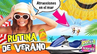 ?️ ¡¡ Nuestra RUTINA DE MAÑANA en VACACIONES de VERANO!! ? MORNING ROUTINE de VERANO en la PLAYA