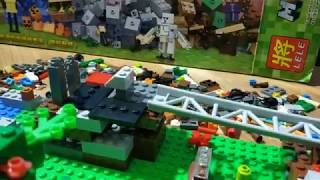 Lego обзор на Minecraft парк аттракционов