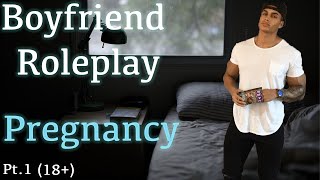 (18+) Boyfriend Roleplay ASMR | Pregnant? Deep Voice | Khleo Bella [M4F]