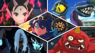 Yo-kai Watch 4 - All Bosses (Main Story)