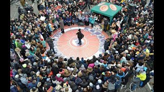 Караоке на майдане в Запорожье 14.10.2018