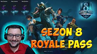 ROYALE PASS 8. SEZON ÖDÜLLERİ PUBG MOBİLE - SEASON 8 ROYALE PASS REWARD