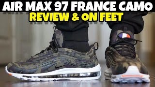 NIKE AIR MAX 97 FRANCE CAMO PACK REVIEW & ON FOOT
