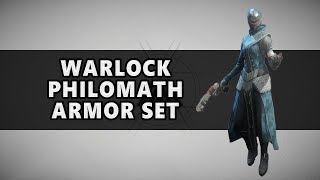 Destiny 2 Full Philomath Armor Set for Warlocks