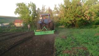 МТЗ 50 и навесная почвофреза Bomet 2 0
