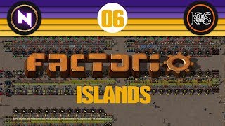 Factorio Islands - E06 - Trains and Bus - Yuoki Industries coop with KatherineOfSky