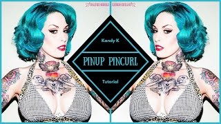 Retro Pinup Short Hair Pin Curl Tutorial