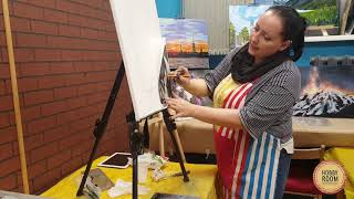Мастер-класс по живописи маслом. Мустанг. Мария Блюдик. HOBBY ROOM