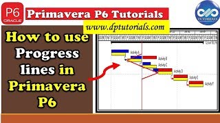 How To Use The Progress Line In Primavera P6 || Primavera Tips || dptutorials