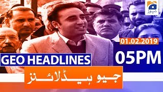 Geo Headlines 05 PM | 1st February 2020