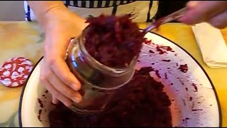 Salata de sfecla rosie cu hrean