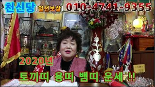 [천안점집] [tv신명] "2020년 띠별운세( 2 )!!" 천신당.천안점집.아산점집.청주점집.평택점집