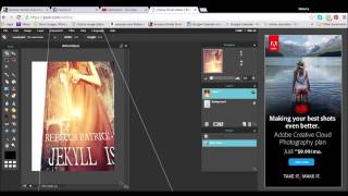 Make a 3D Book Cover for FREE with Pixlr