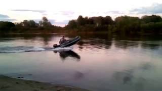 Надувная лодка GLADIATOR 330 + HDX 9,8  просто летает