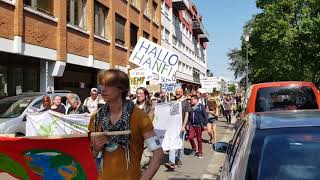 Der Global Marihuana March 2018 durch Heidelberg