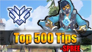 How GRANDMASTER Tracer Players DESTROY In COMPETITIVE - Overwatch Top 500 PRO Tricks | Spree VOD