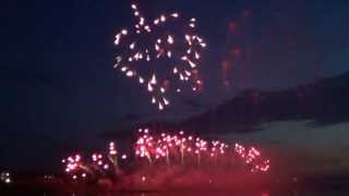 Даугавпилс, праздничный салют в честь Дня города. 8 мая 2013 г.