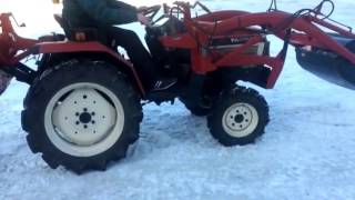 Японский мини трактор yanmar fx175 с ковшом, проверка - kotamoto.ru