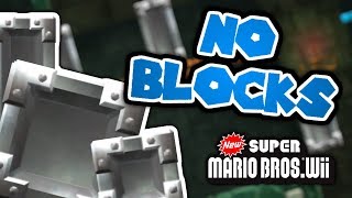 4-Tower WITHOUT touching Metal Blocks? (New Super Mario Bros Wii Challenge)