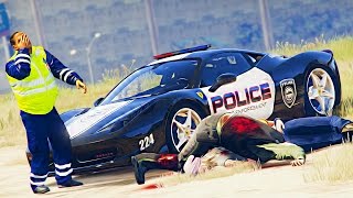 Полицейские Будни в GTA 5 - ПЕРЕСТРЕЛКА НА УЛИЦЕ С БАНДИТАМИ. НАПАДЕНИЕ НА ДПС. РАЗДАЧА ШТРАФОВ.