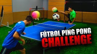 ¡FÚTBOL PING PONG CHALLENGE VS ADRIÁN! | The-JAP