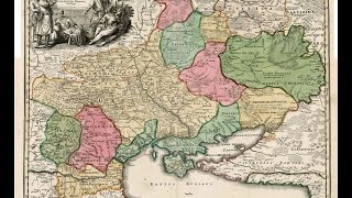 Карта Украины, 18 век